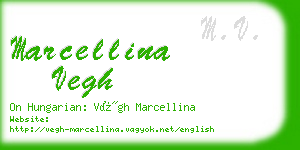 marcellina vegh business card